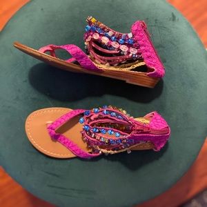 Zigi Girl pink sandals